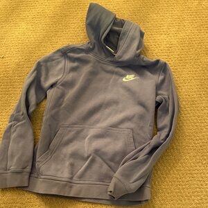 Nike Charcoal Hoodie with Embroidered Logo